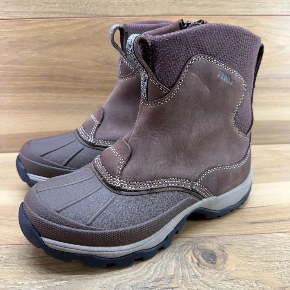 LL BEAN Storm Chaser Tek 2.5 Womens Boots 6.5 M Brown 200 gram Snow Outdoor Duck